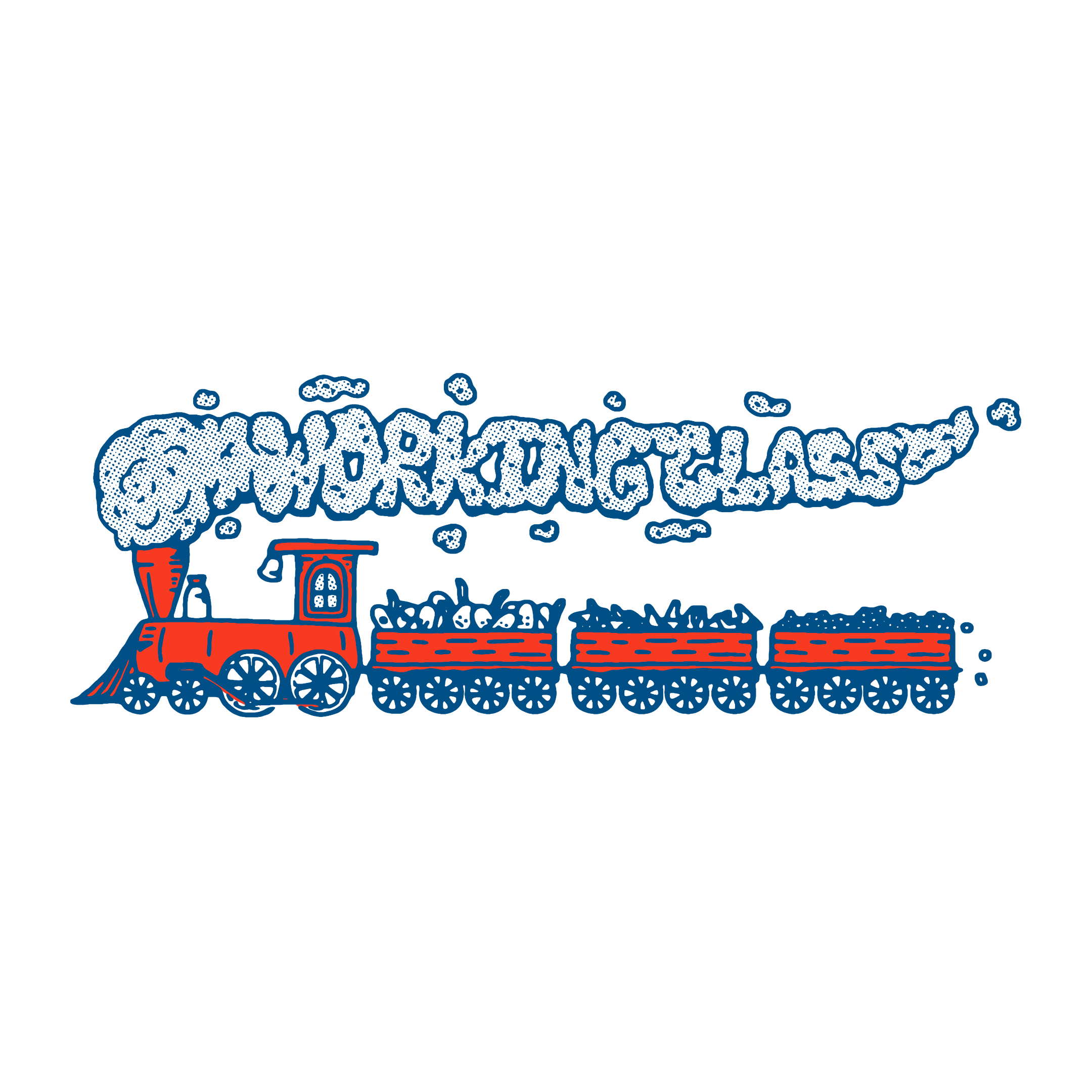 Working Class Skate Train Crew - Black