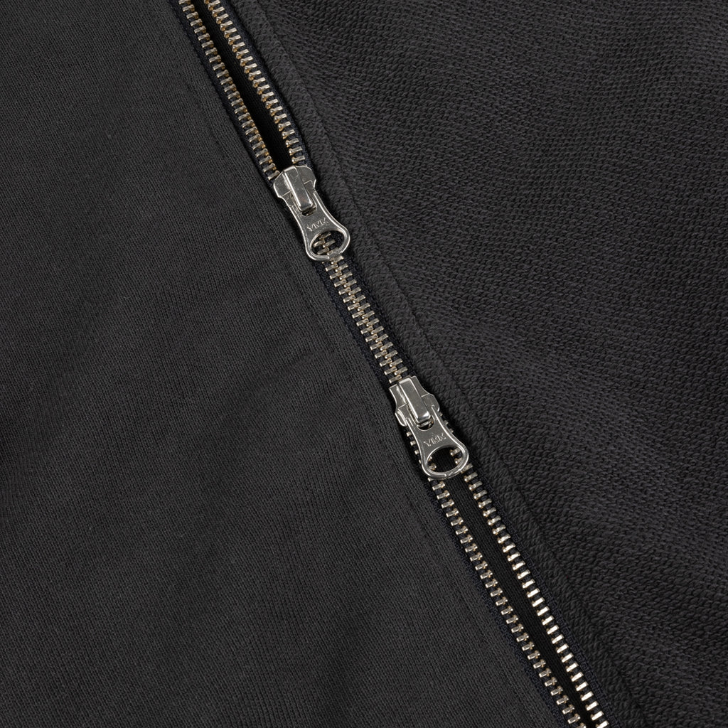 Dime Reverse French Terry Zip Hood - Vintage Black