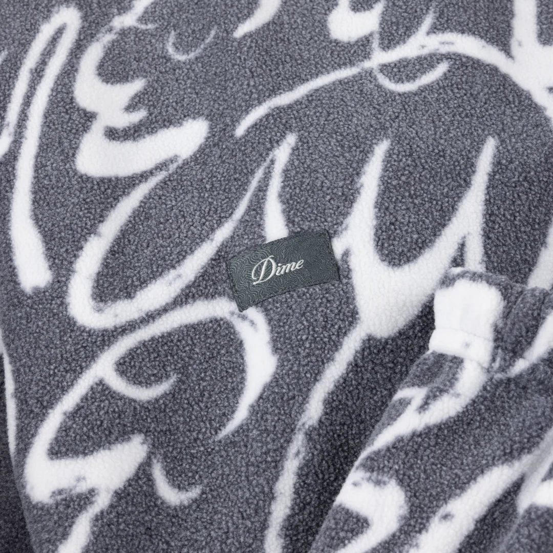 Dime Reversible Chilling Fleece - Grey/Black