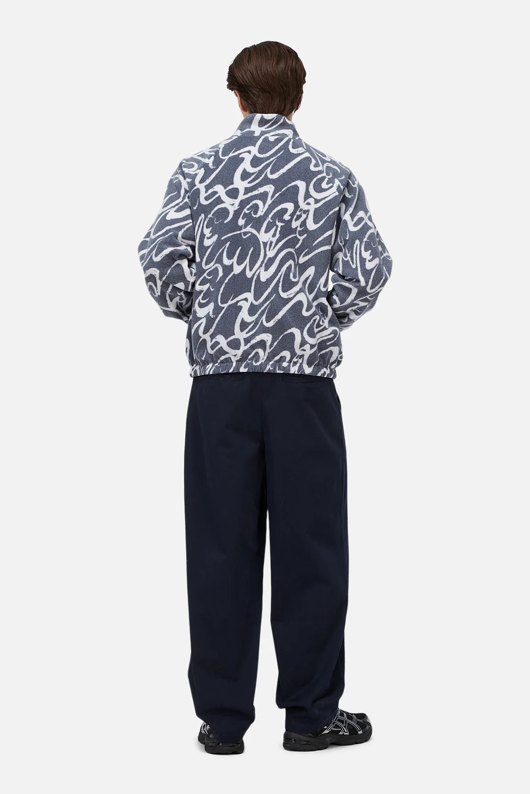 Dime Reversible Chilling Fleece - Grey/Black