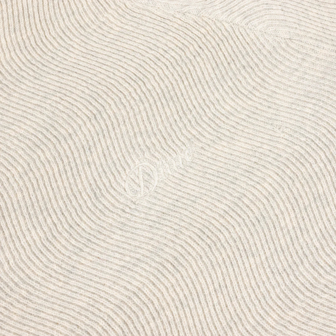 Dime Cable Knit Polo - Oatmeal