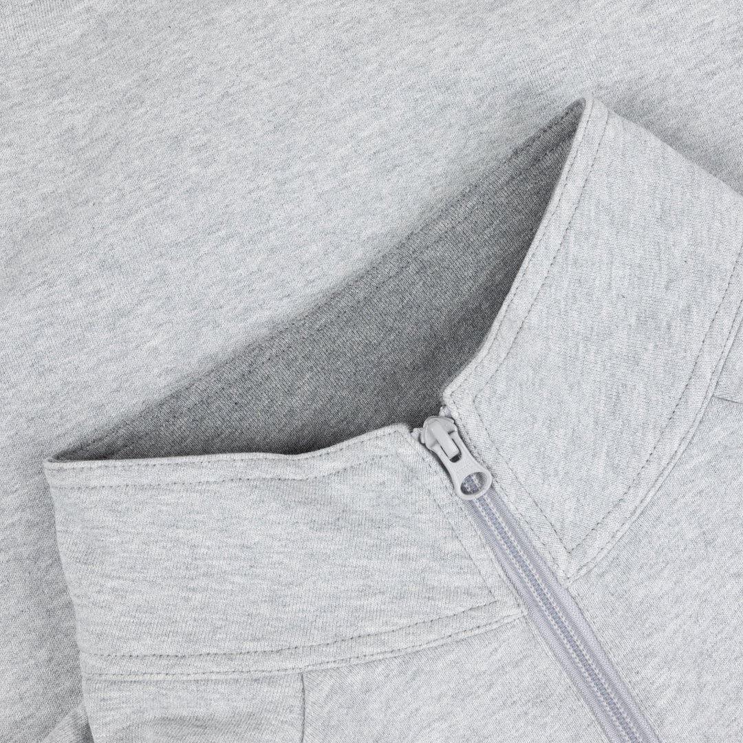 Dime Classic Terry Quarter Zip - Heather Grey