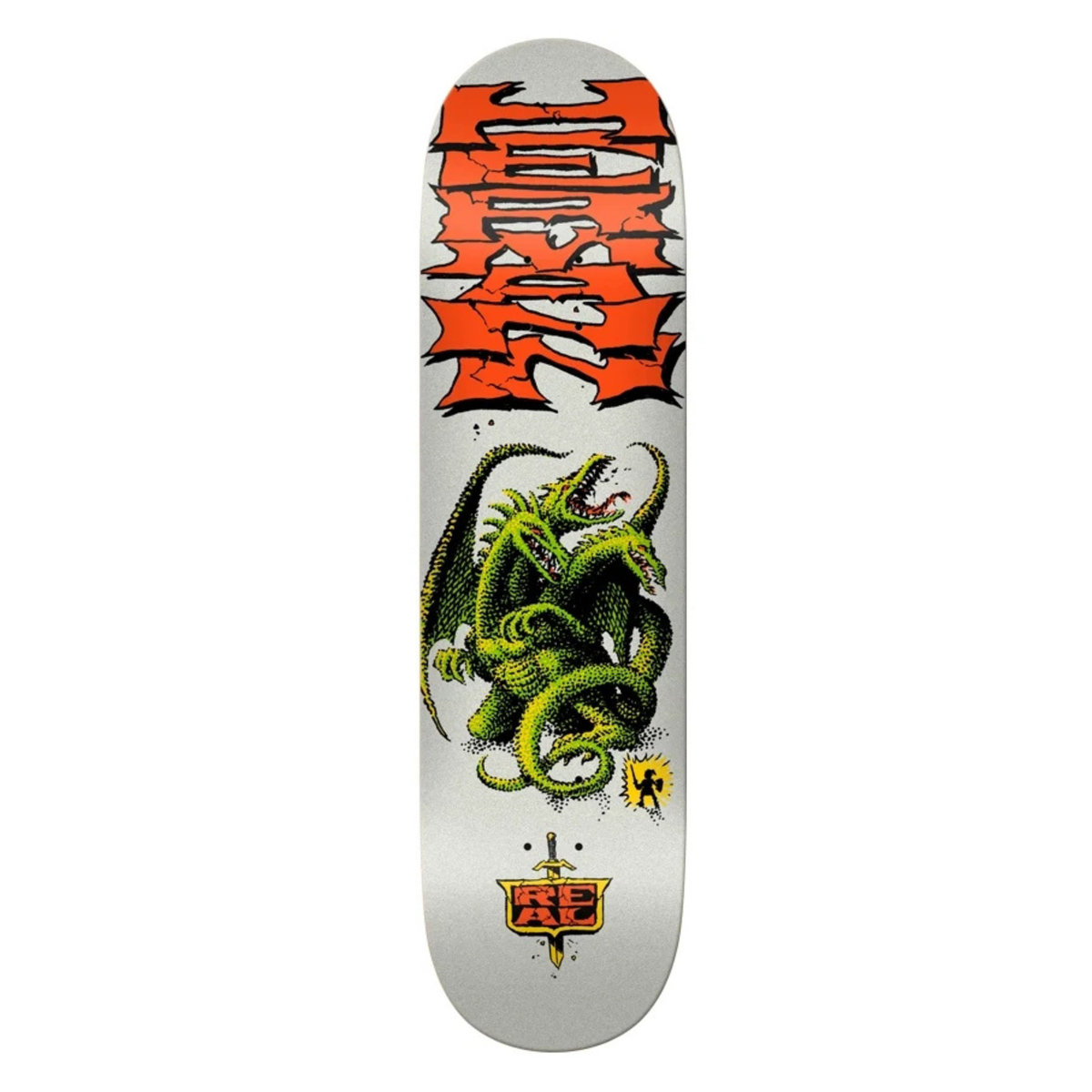 Real HERMANN DRAGON SLAYER skateboard deck - 8.5"