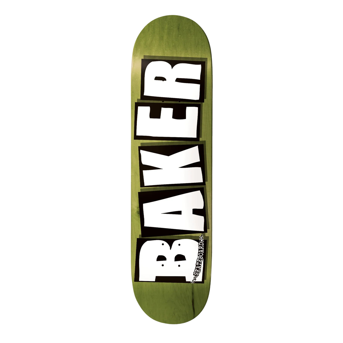 Baker Brand Logo Random Veneers B2 Shape Skateboard Deck - 8.5"