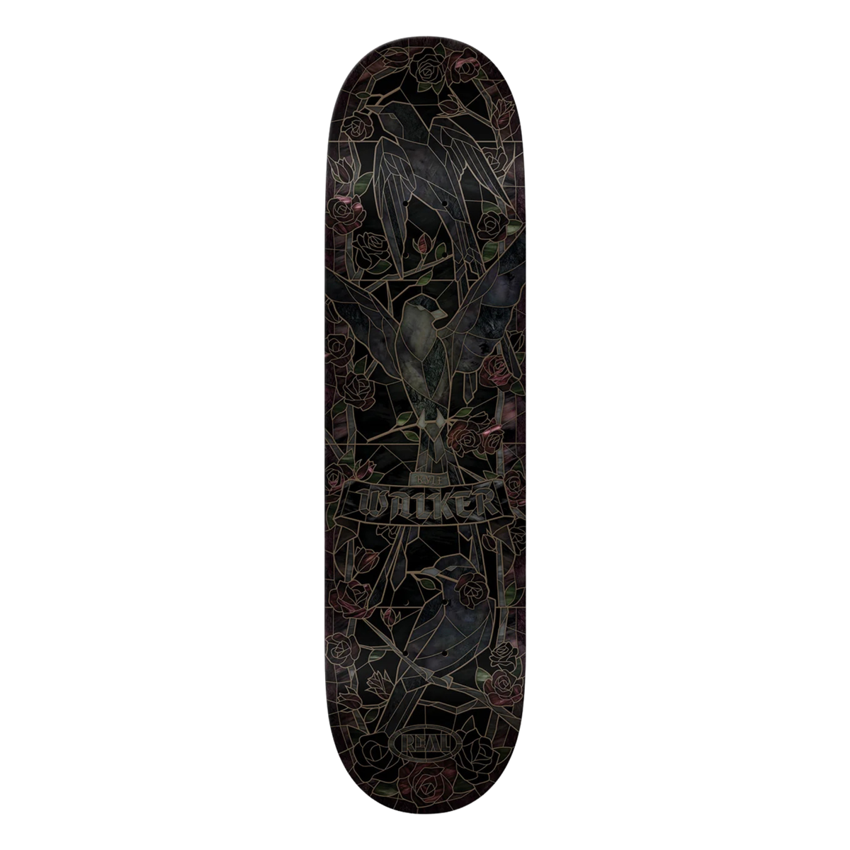 Real KYLE BLACK SUNDAY CATHEDRAL skateboard deck - 8.06"