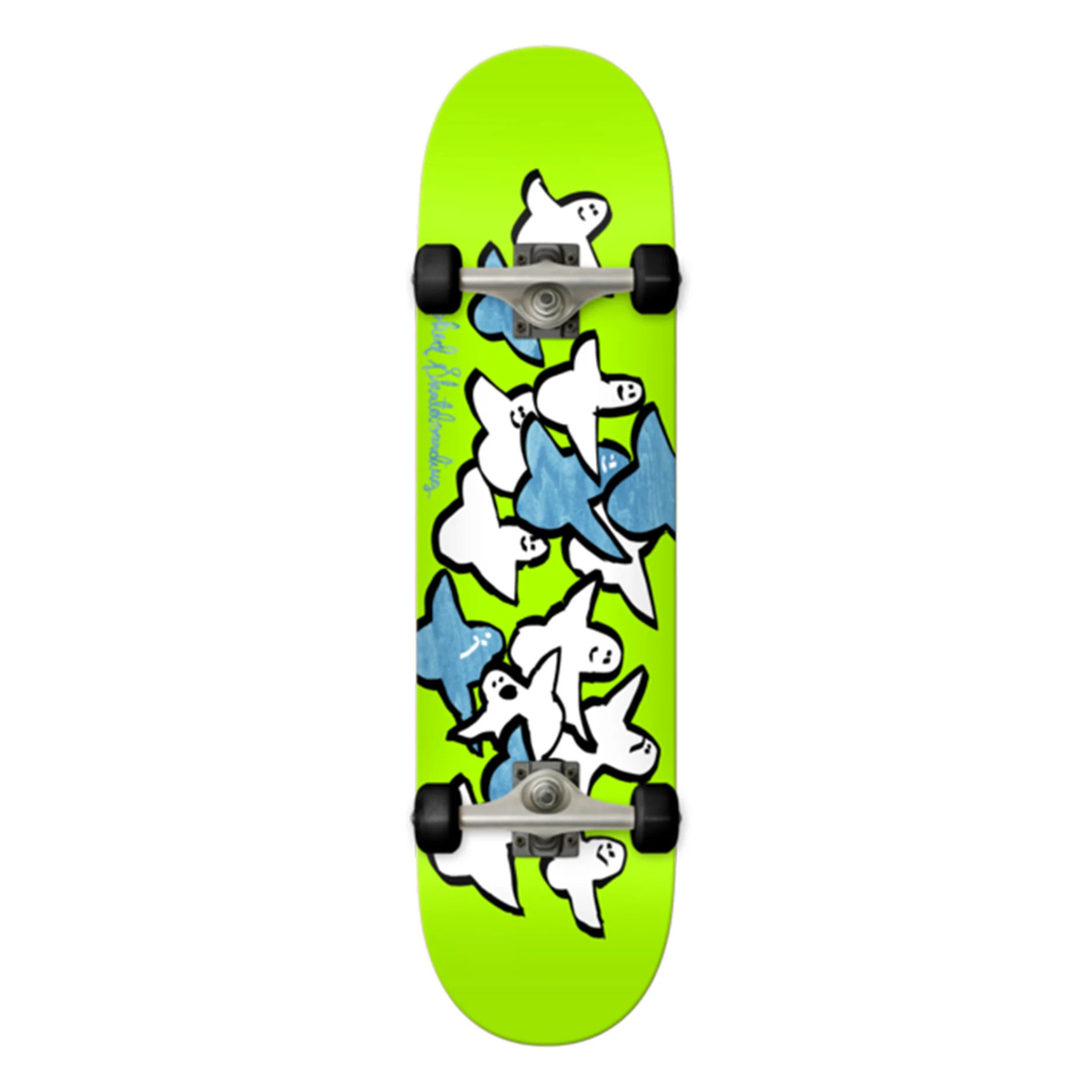 Krooked BIRDS COMPLETE Skateboard GREEN - 7.75"