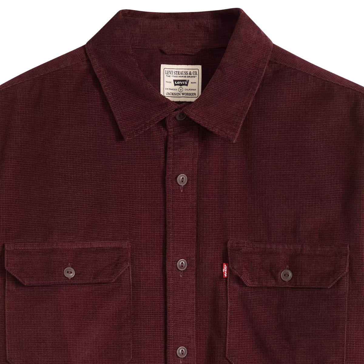 Levi's Jackson Worker Corduroy Button Up - Wine