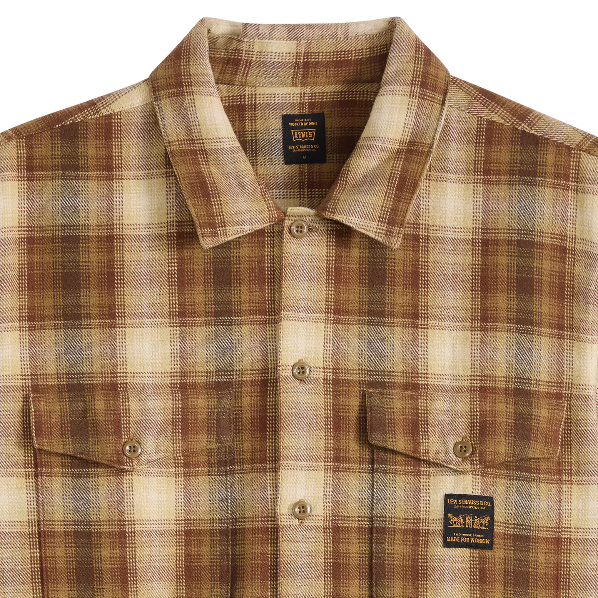 Levi's Workwear Flannel - Abilene Dull Gold