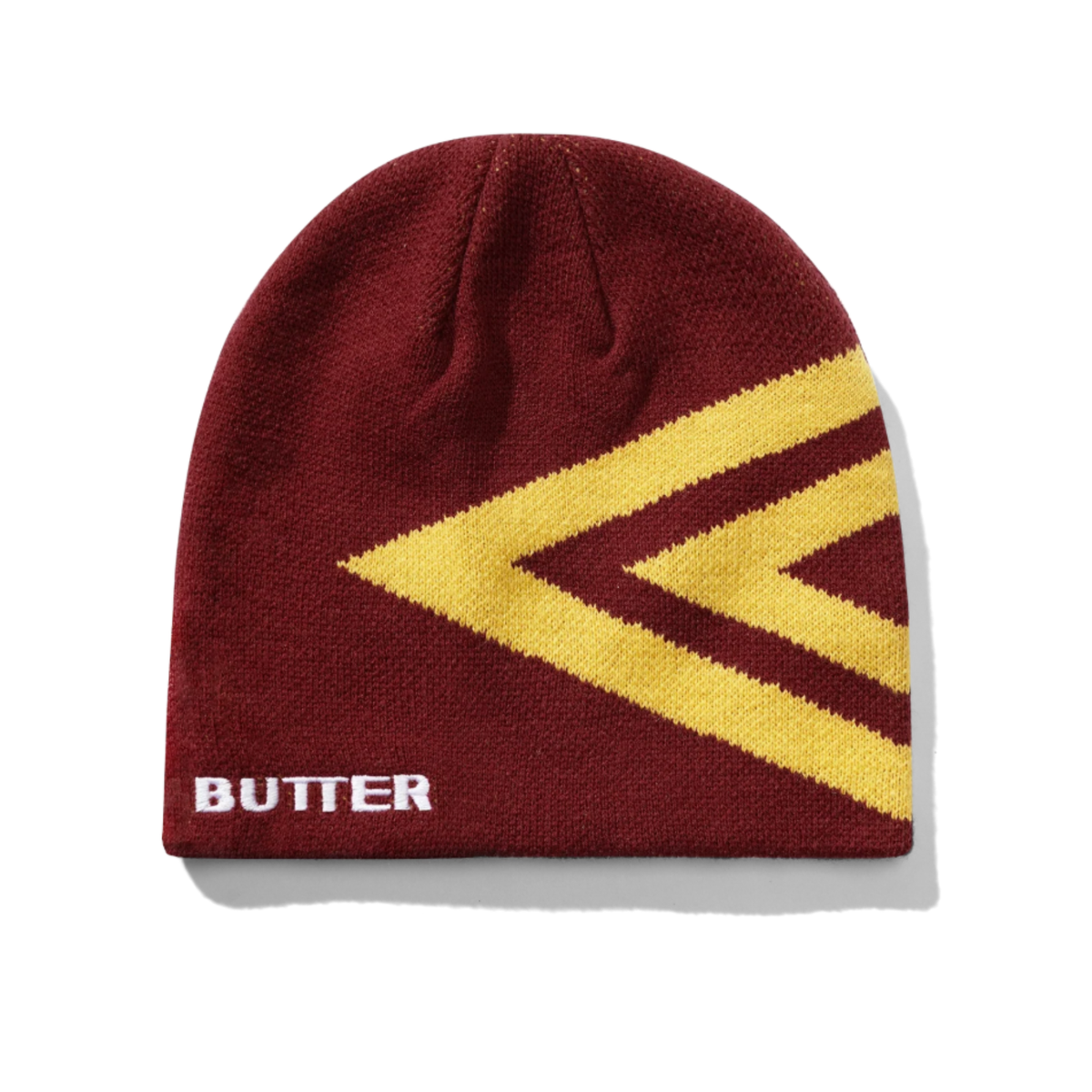 Butter Good x Umbro Diamond Skully Beanie - Burgundy