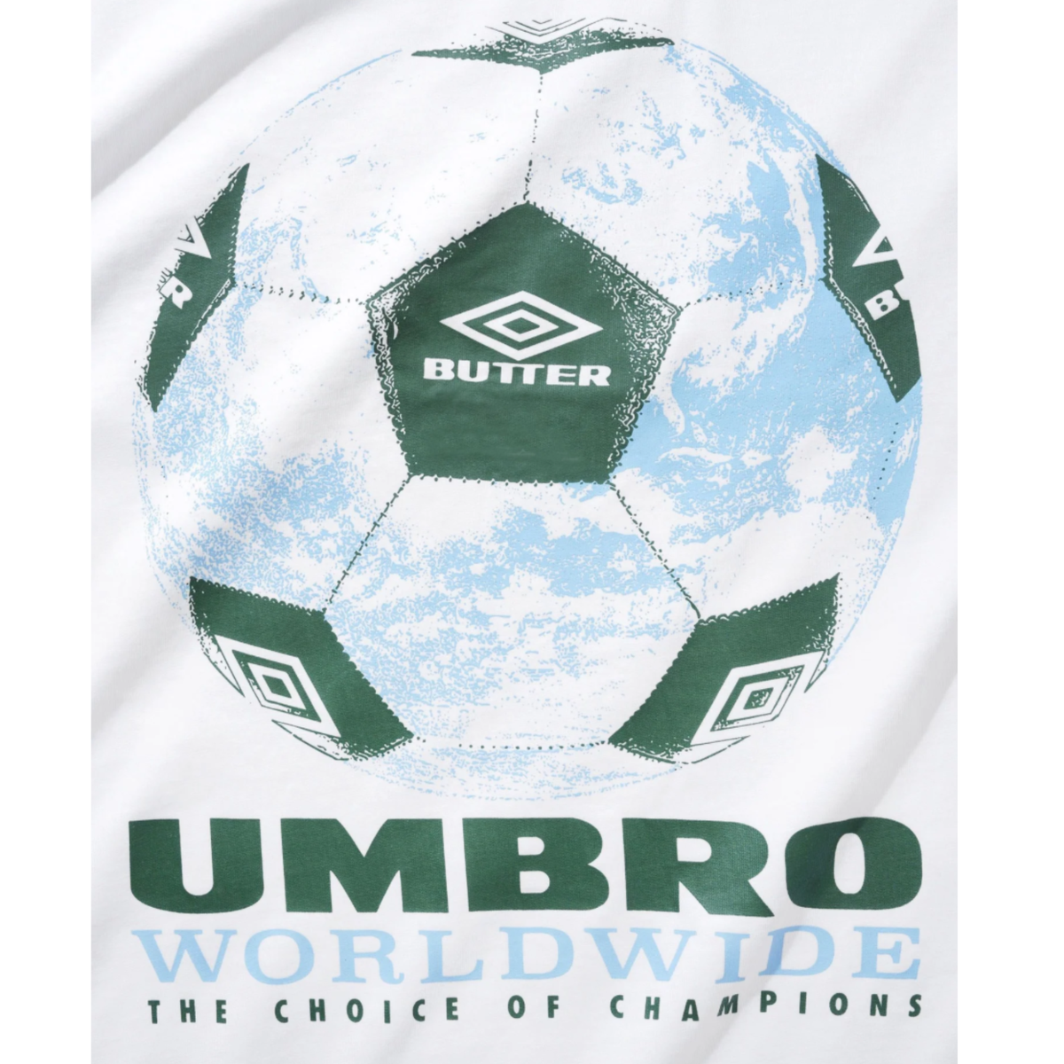 Butter Goods x Umbro World Game Tee - White