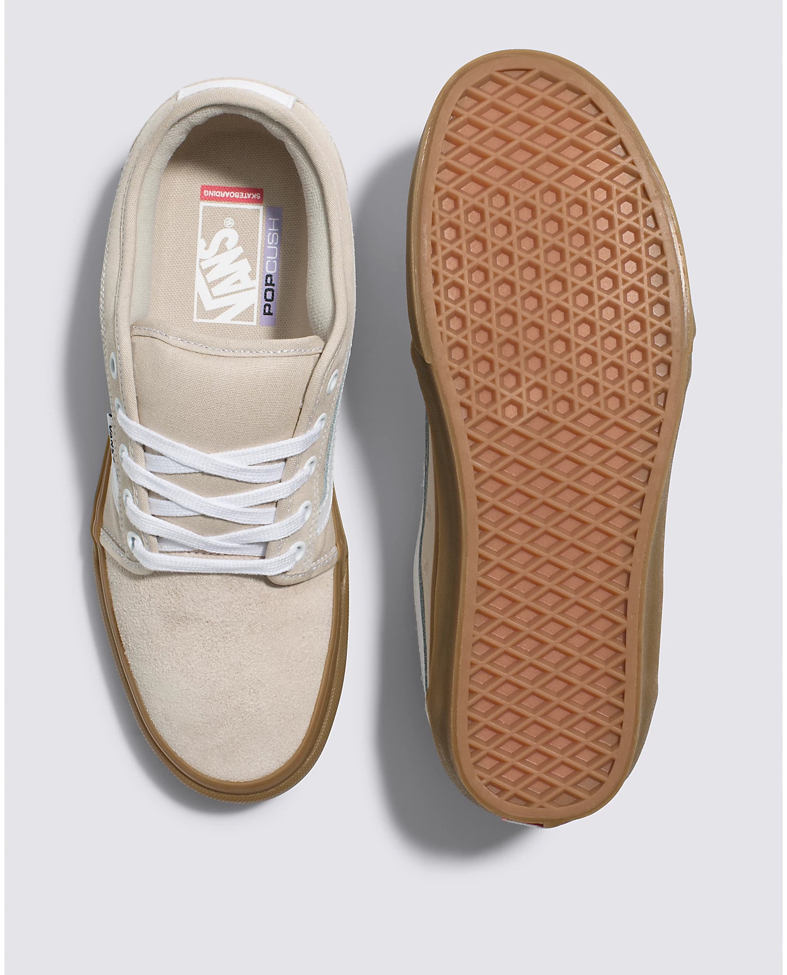 Vans Chukka Low Side Stripe Shoe - French Oak