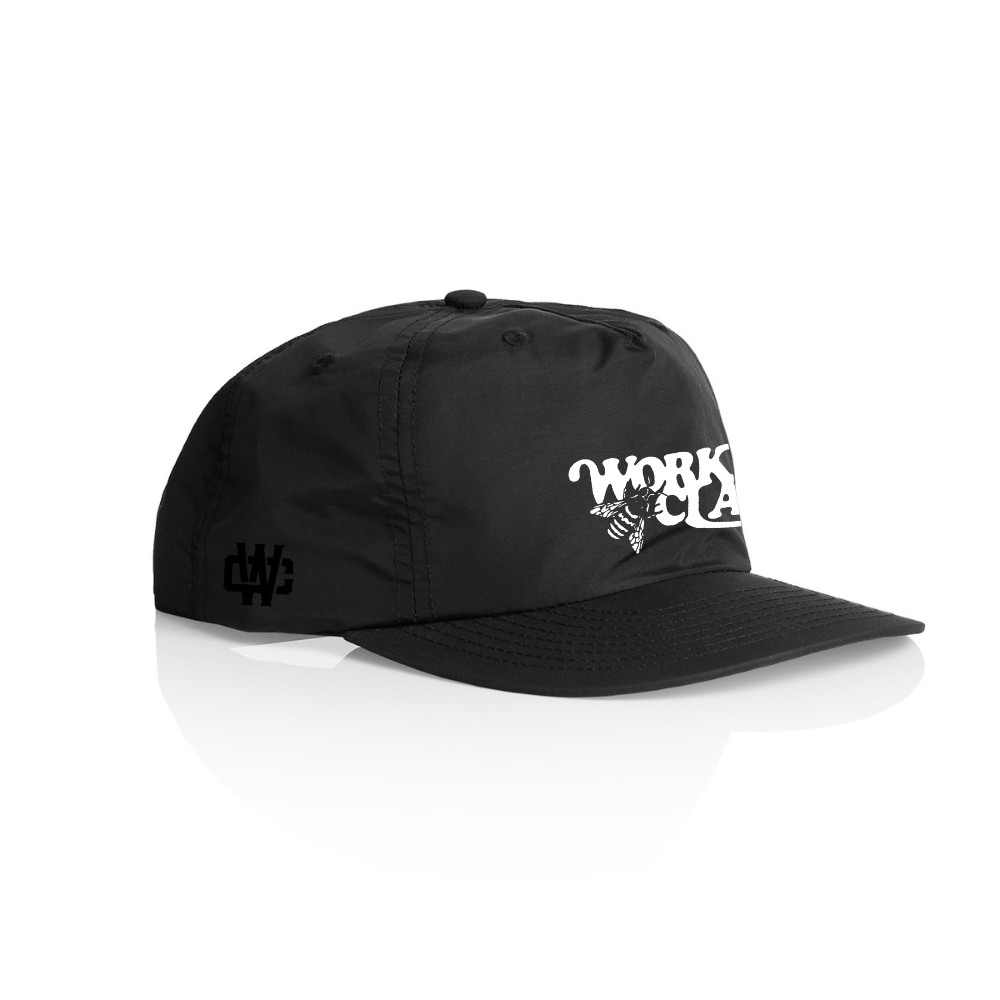 Working Class Worker Bee Surf Cap - Black/White