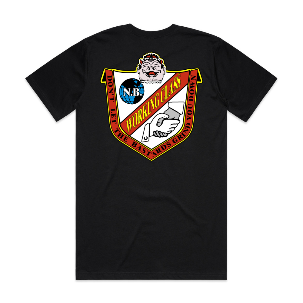 Working Class IOOB Tee - Black/White/Blue/Red