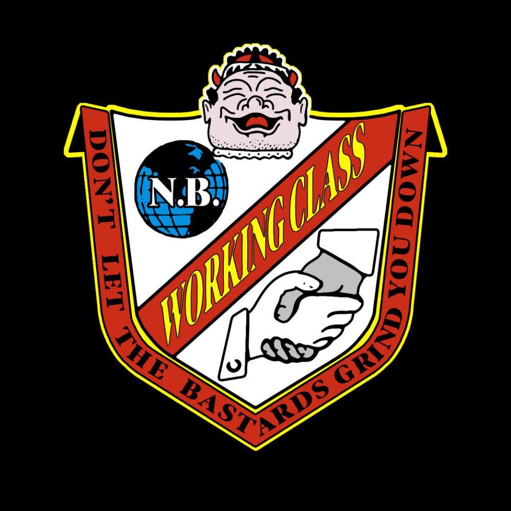 Working Class IOOB Tee - Black/White/Blue/Red