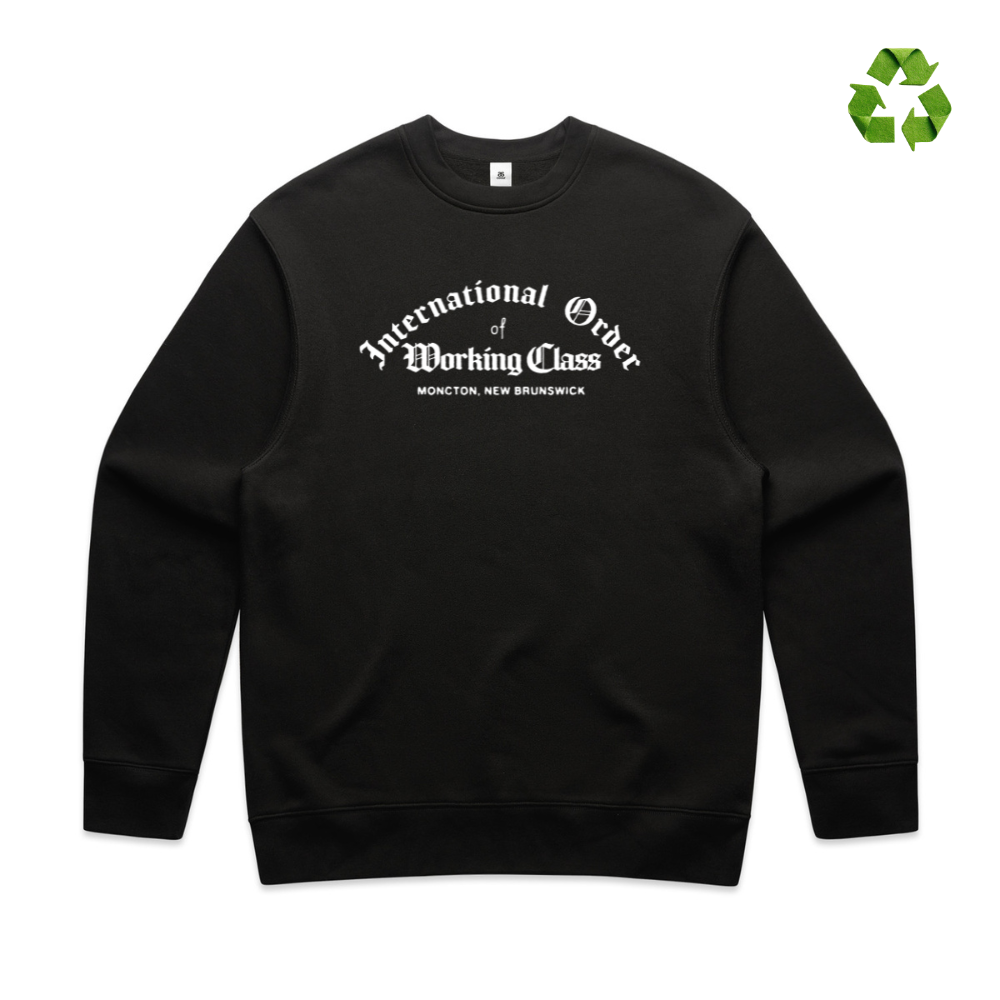 Working Class International Order Crew - Black/White