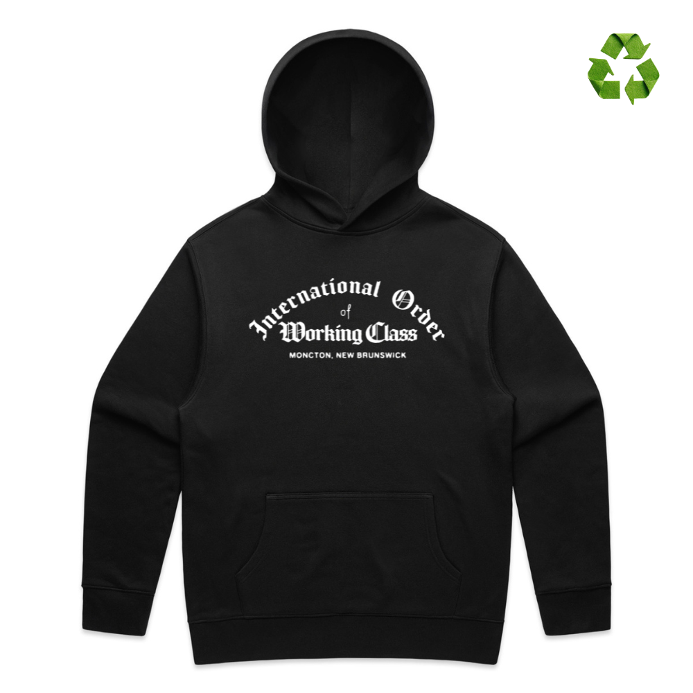 Working Class International Order Hoodie - Black/White