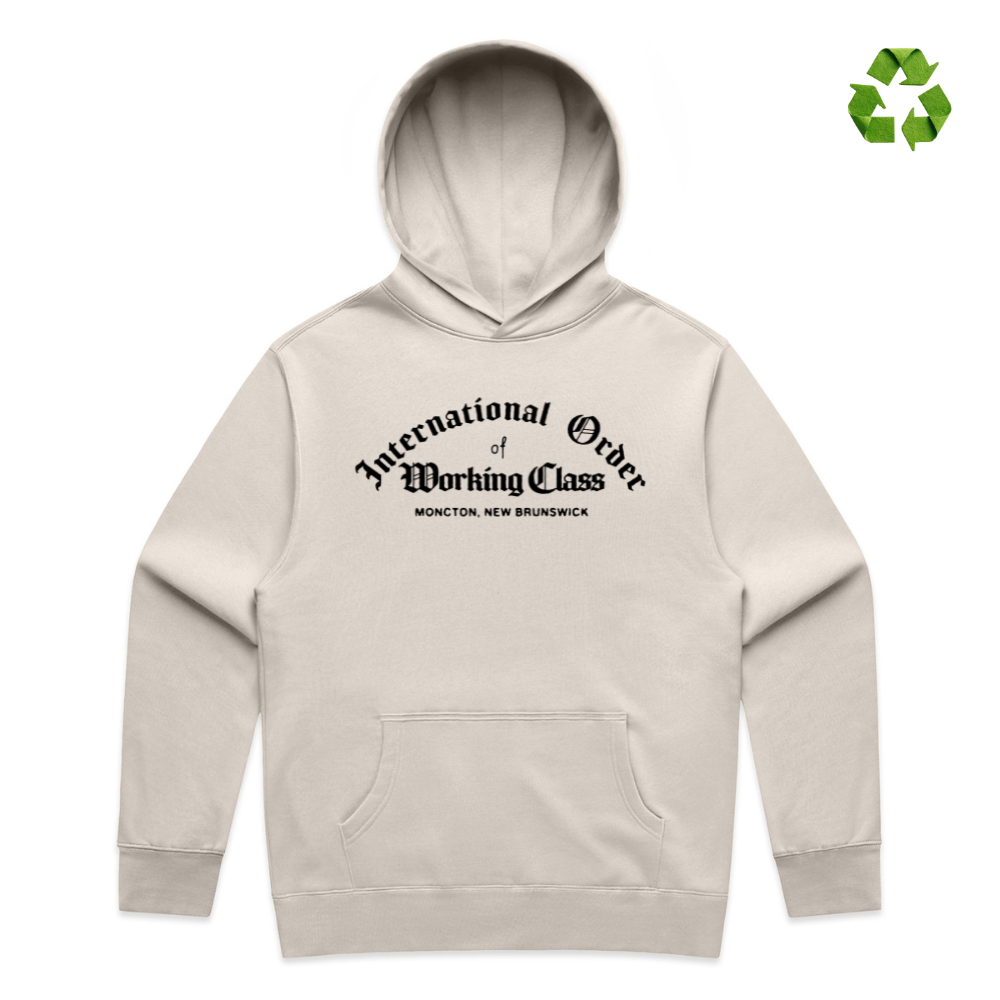 Working Class International Order Hoodie - Bone/Black