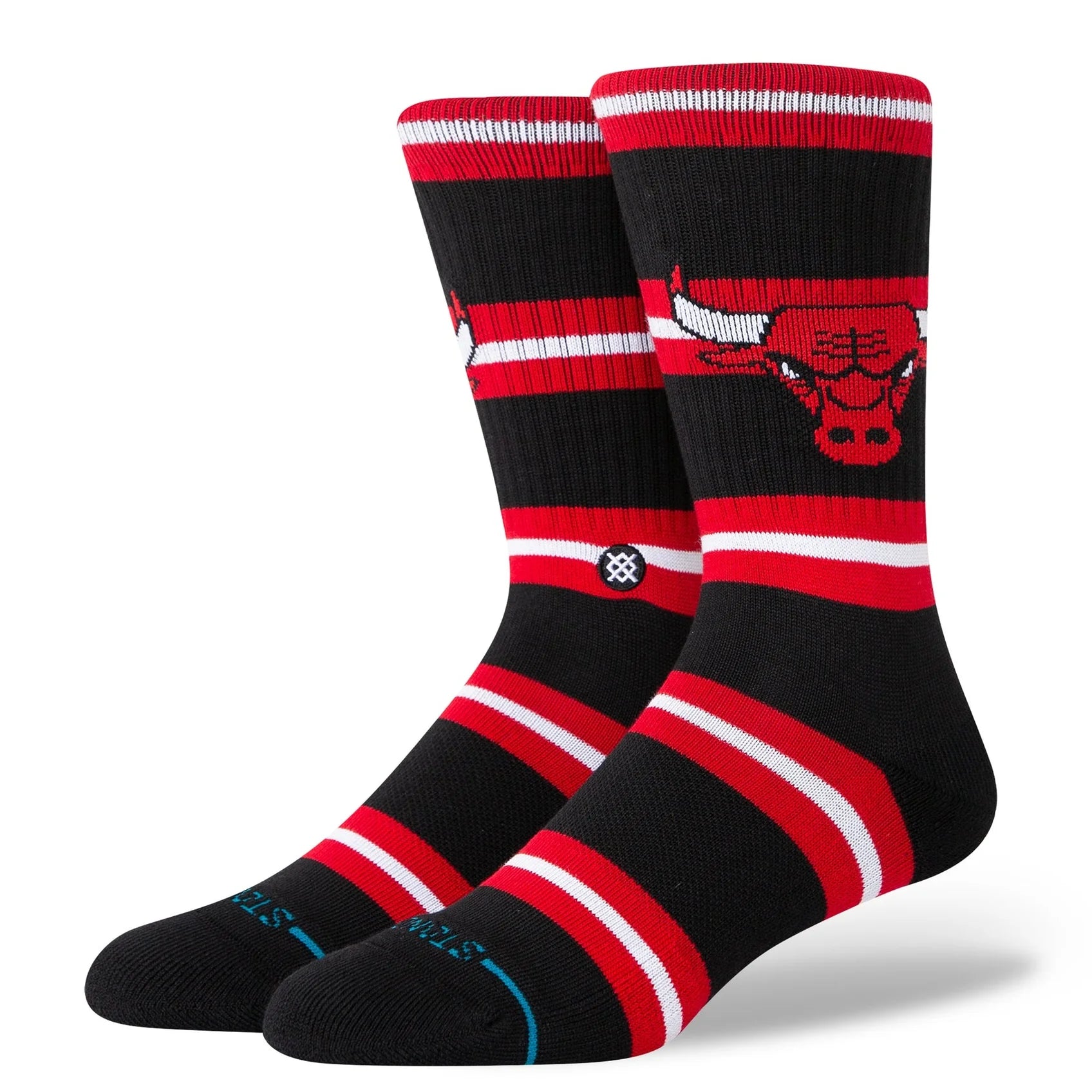 Stance NBA Prep Chicago Bulls Sock - Black/Red