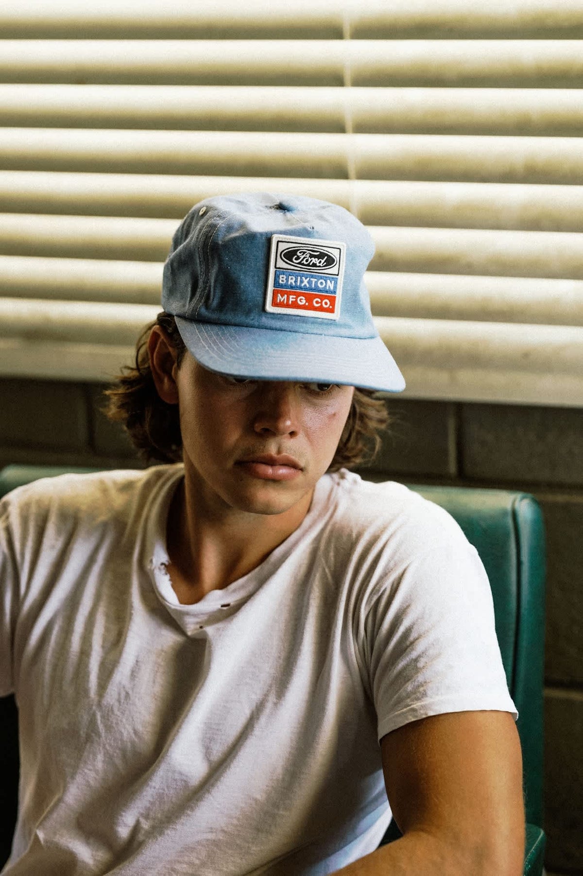 Brixton x Ford Service Dept Snapback - Blue Chambray