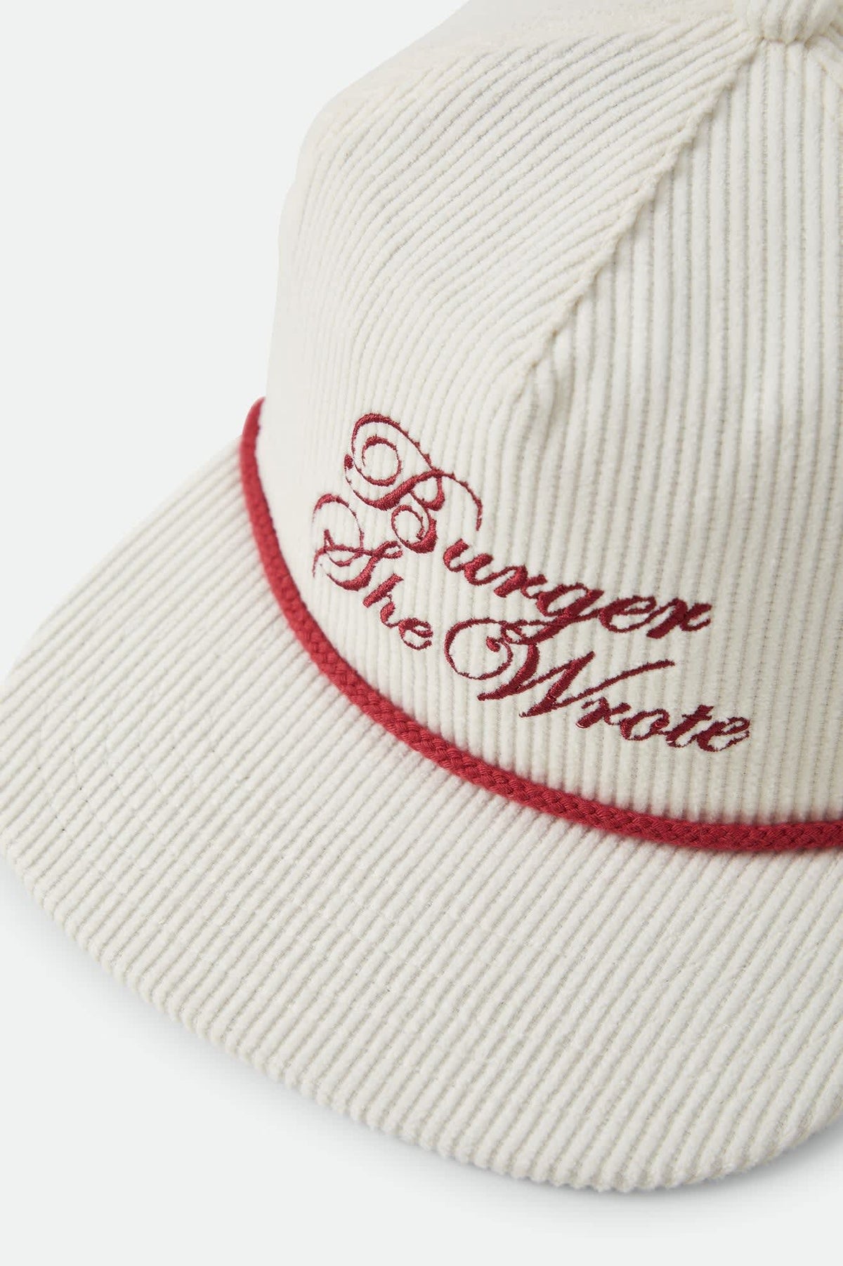 Brixton x Burger She Wrote Snapback - Natural