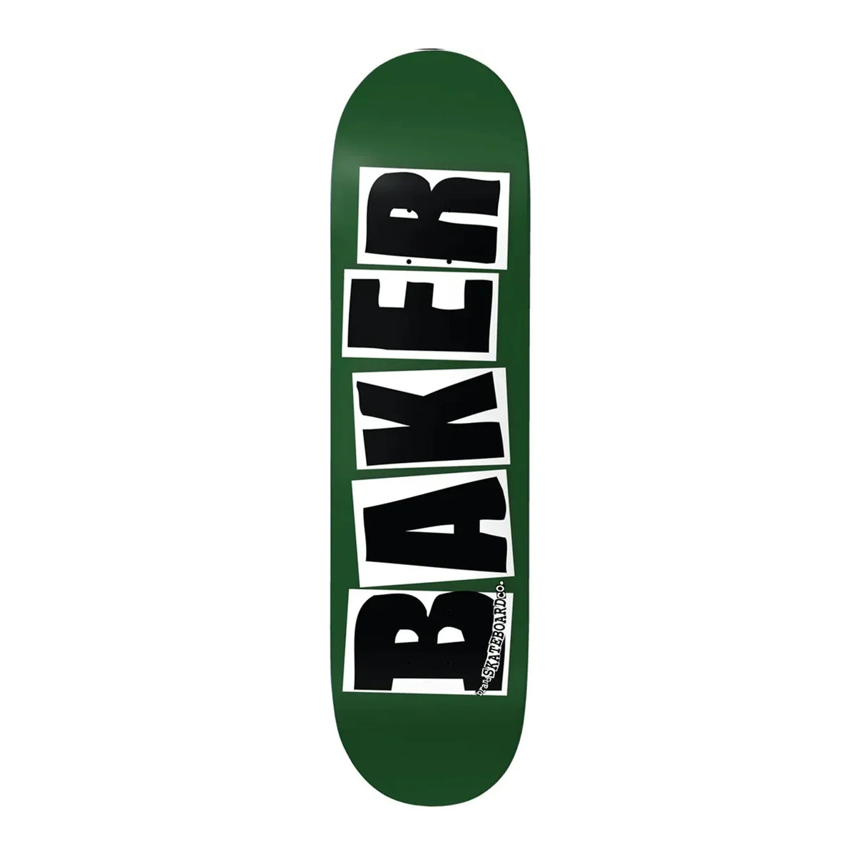 Baker Brand Logo Green Skateboard Deck - 8.38"