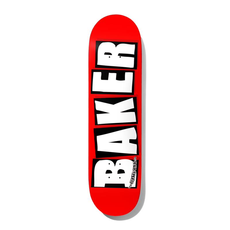 Baker Brand Logo White Deck - 8.5