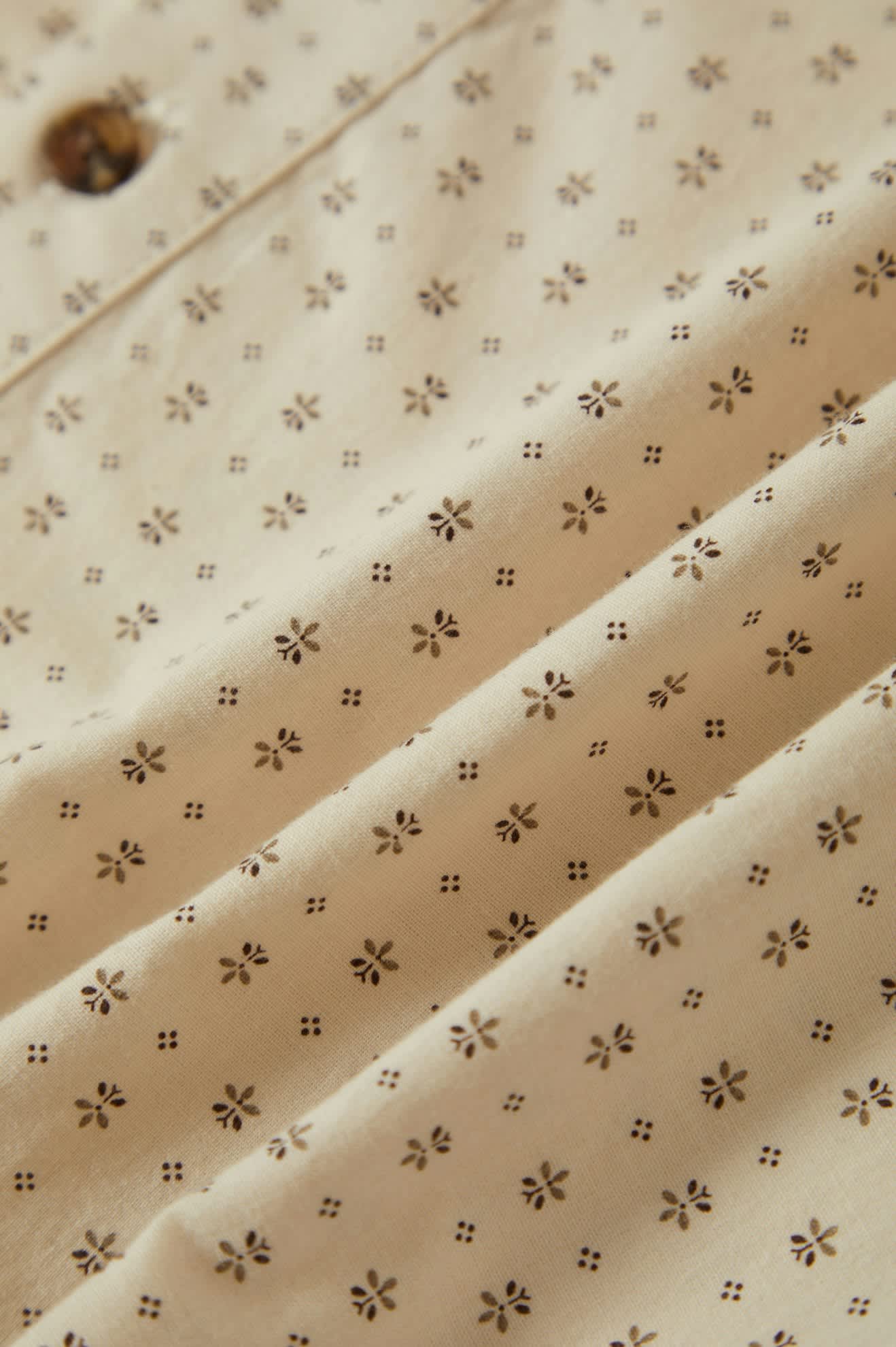 Brixton Charter Print S/S Woven - Off White/Micro Floral