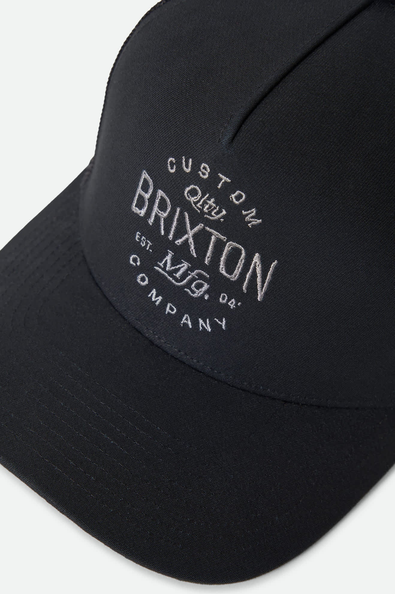 Brixton Fremont C NP MP Trucker Hat - Black/Black