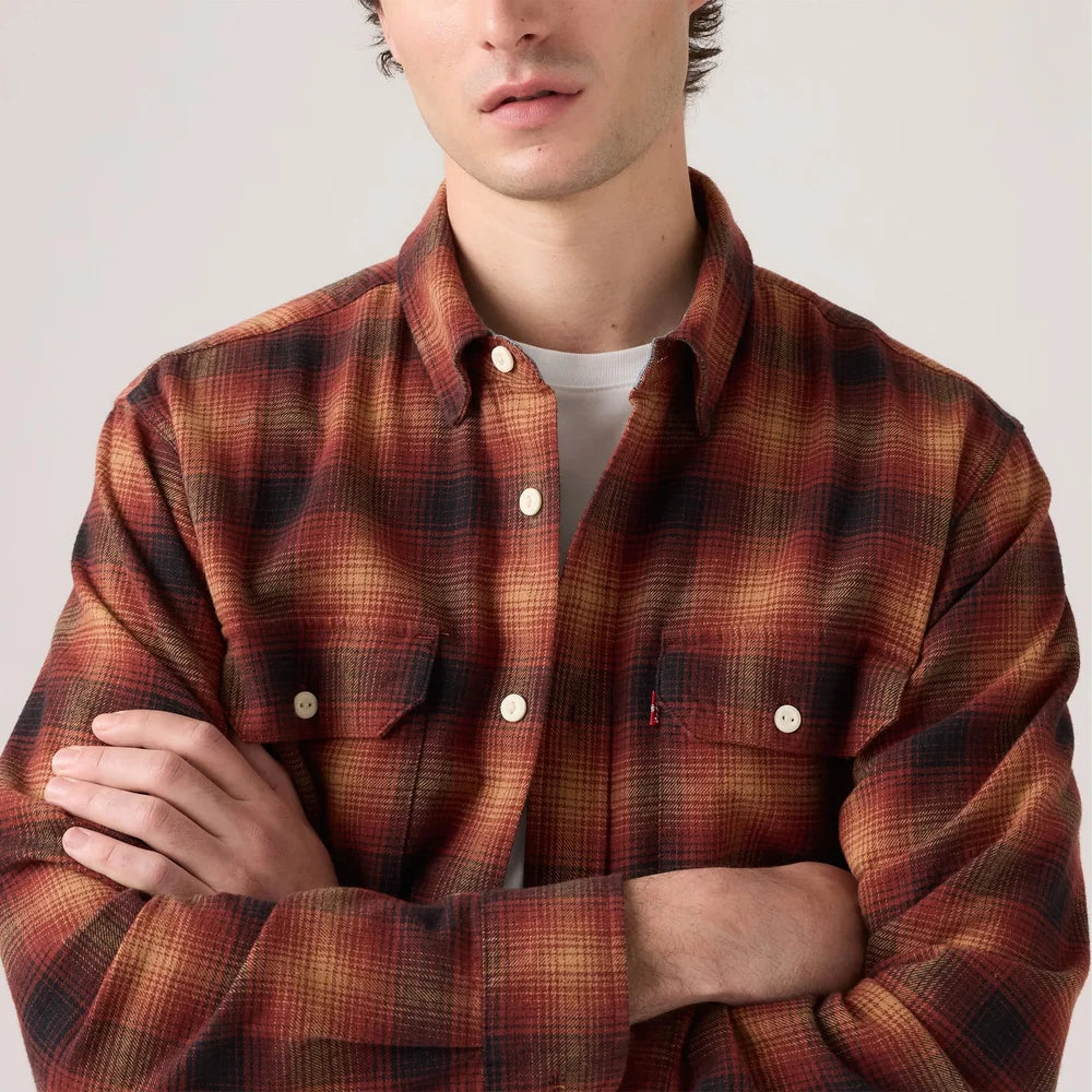 Levi's Classic Worker - Scottie Plaid Russet Brown