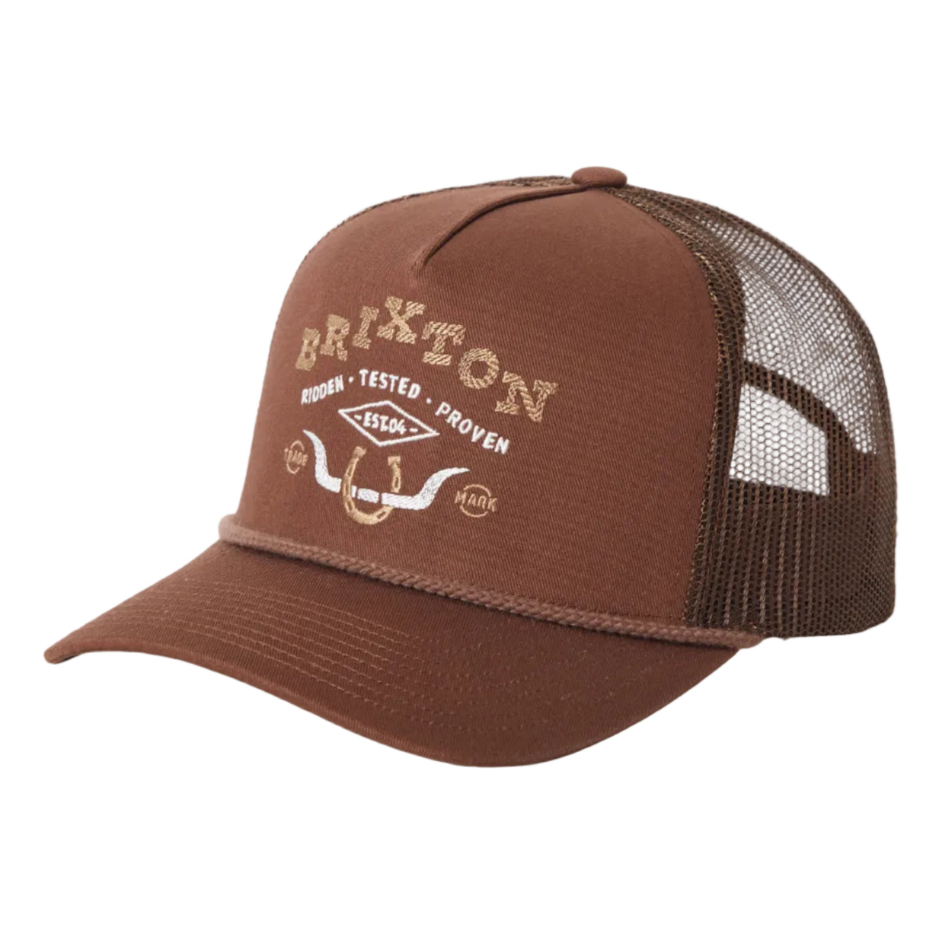 Brixton Beekman C NP MP Trucker Hat - Brown/Brown