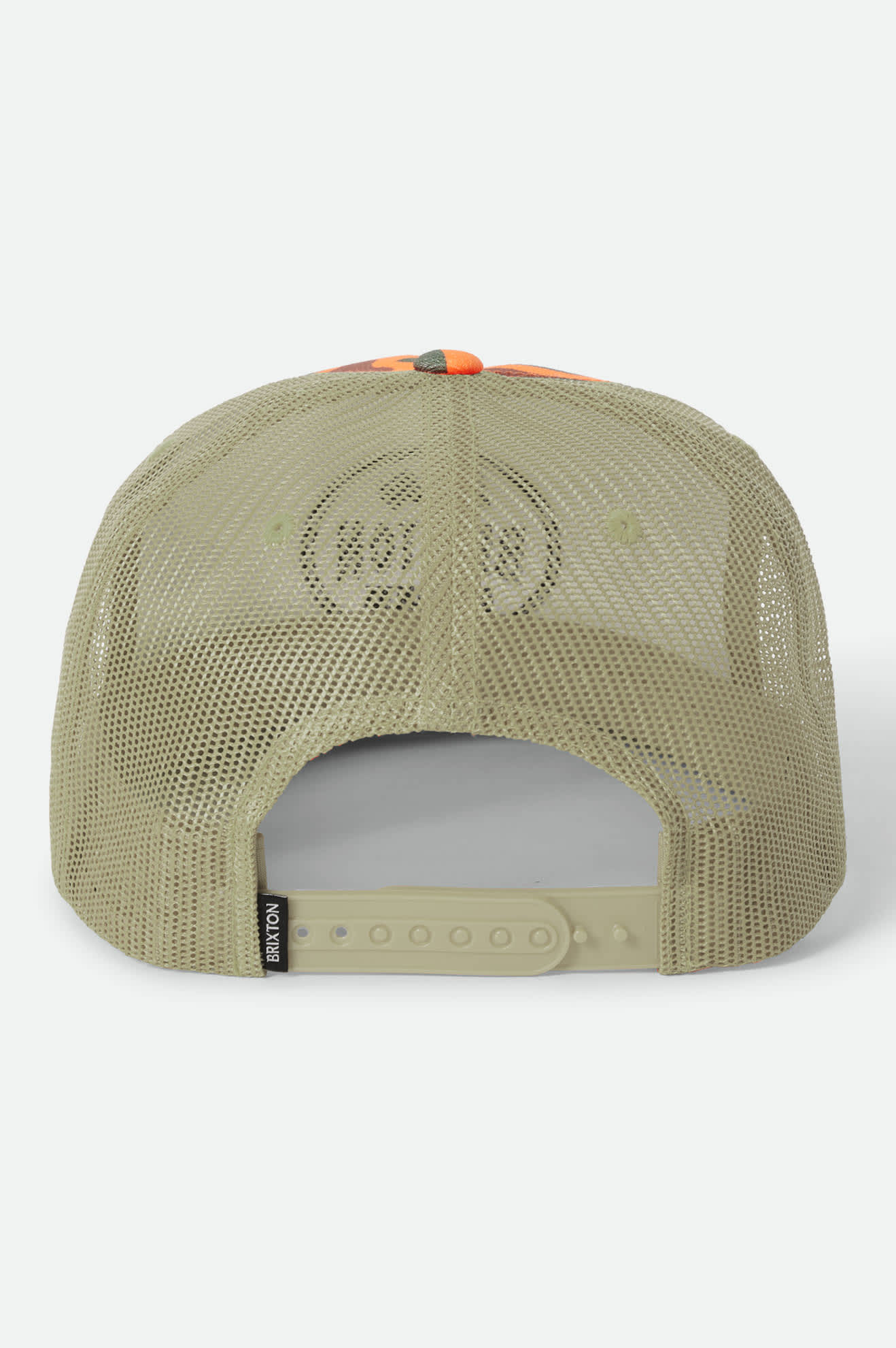 Brixton Henry MP Trucker Hat - Orange Duck Camo/Orange