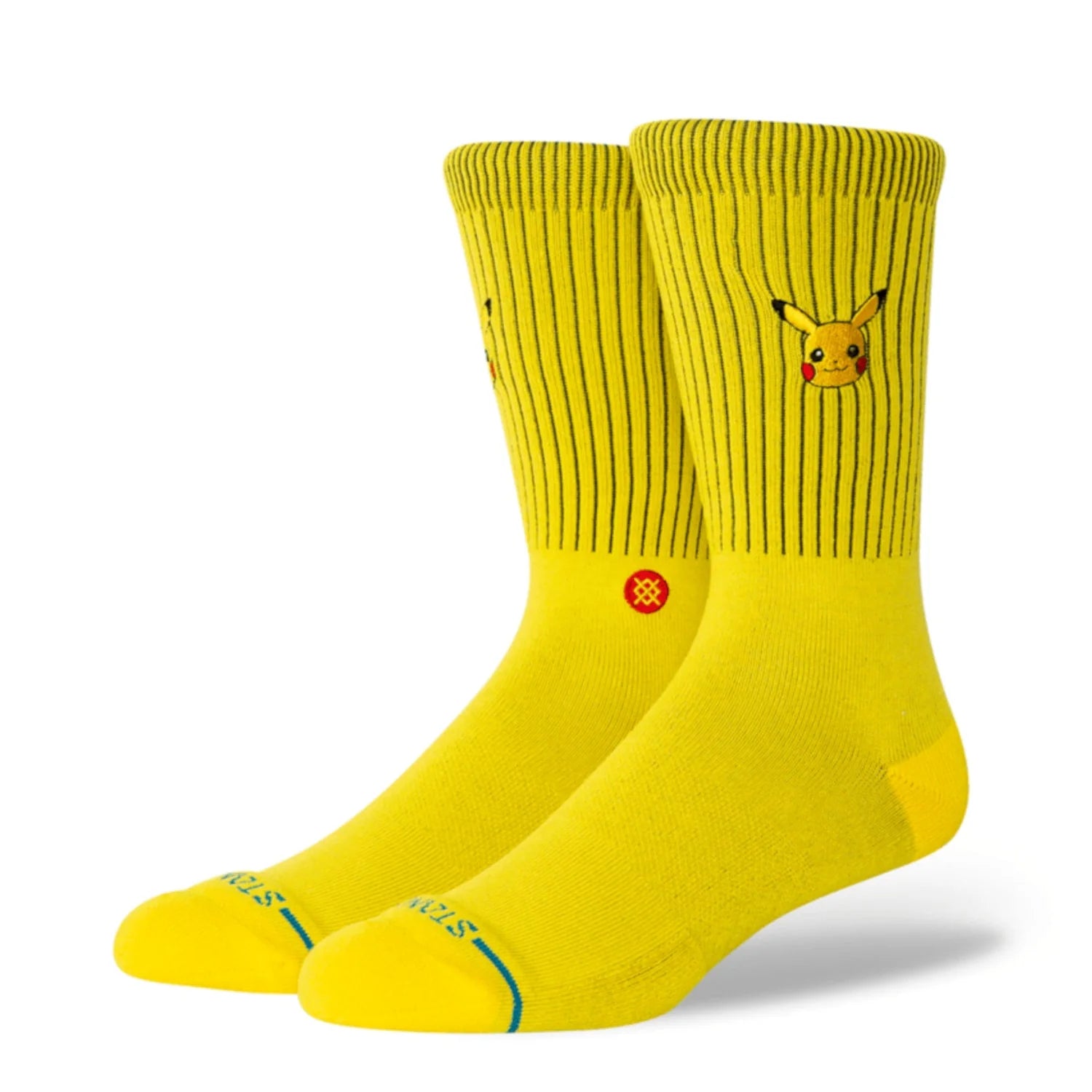 Stance Pikachu Crew Socks - Yellow