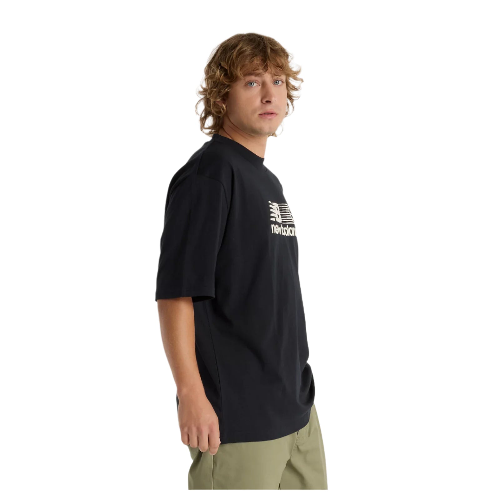 New Balance Hoops Graphic T-Shirt - Black