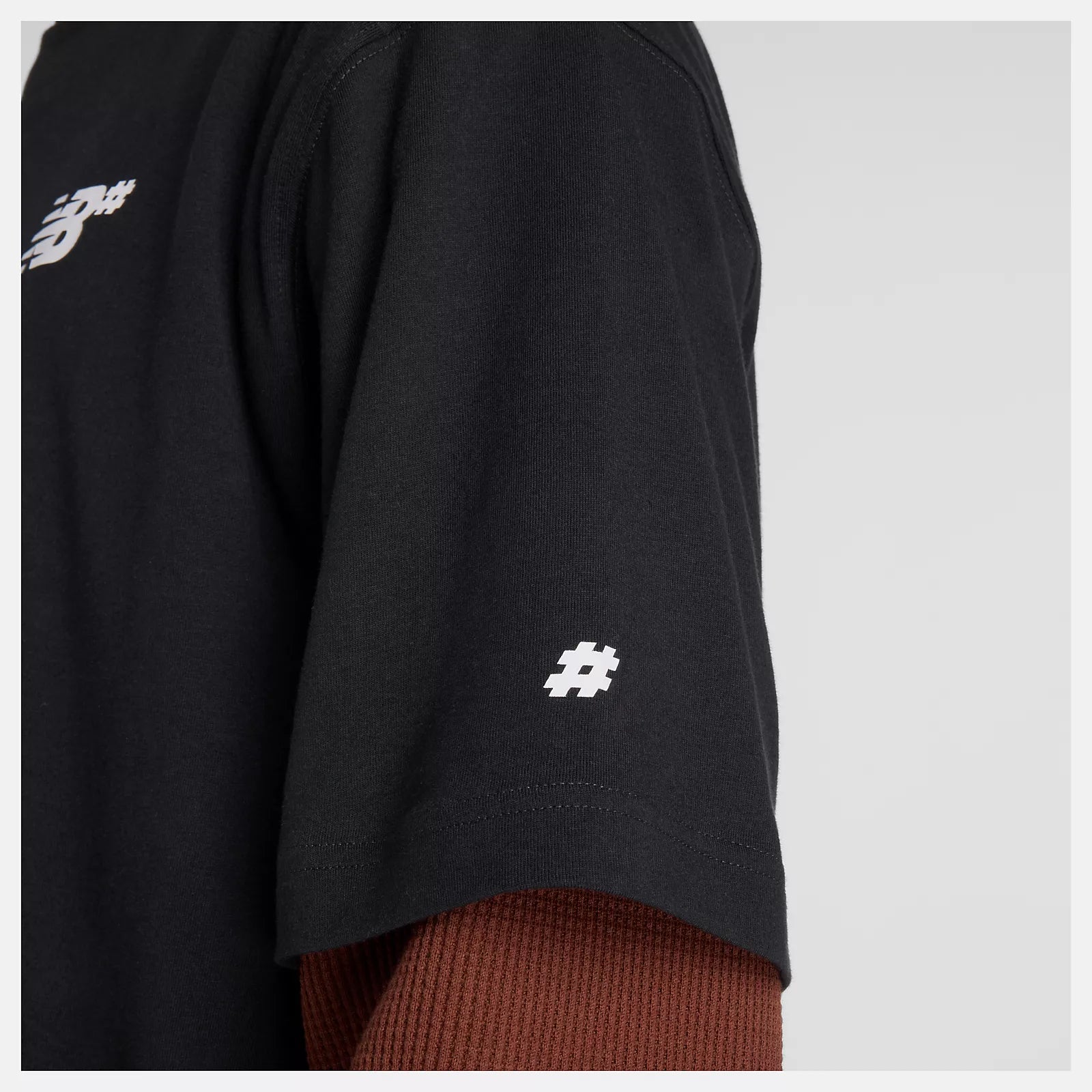 New Balance Numeric Small Logo T-Shirt - Black/White