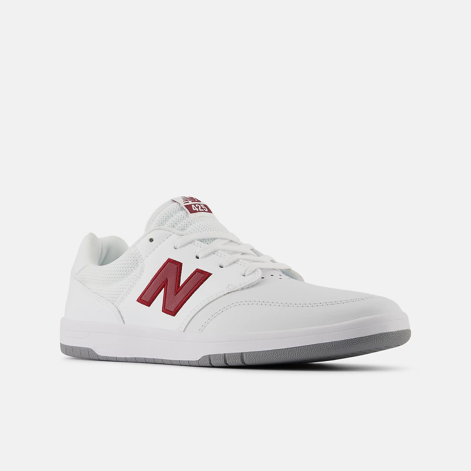 New Balance Numeric 425 - White with NB Burgundy