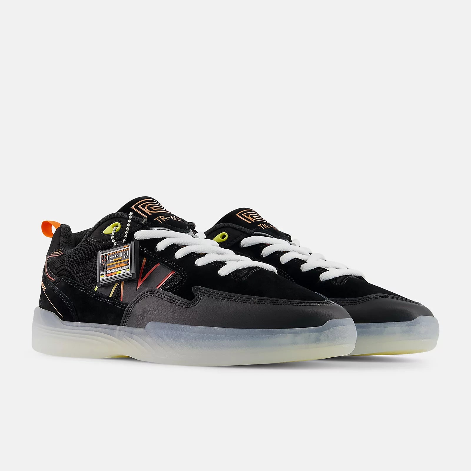New Balance Numeric Tiago Lemos 808 Lite - Black With Orange