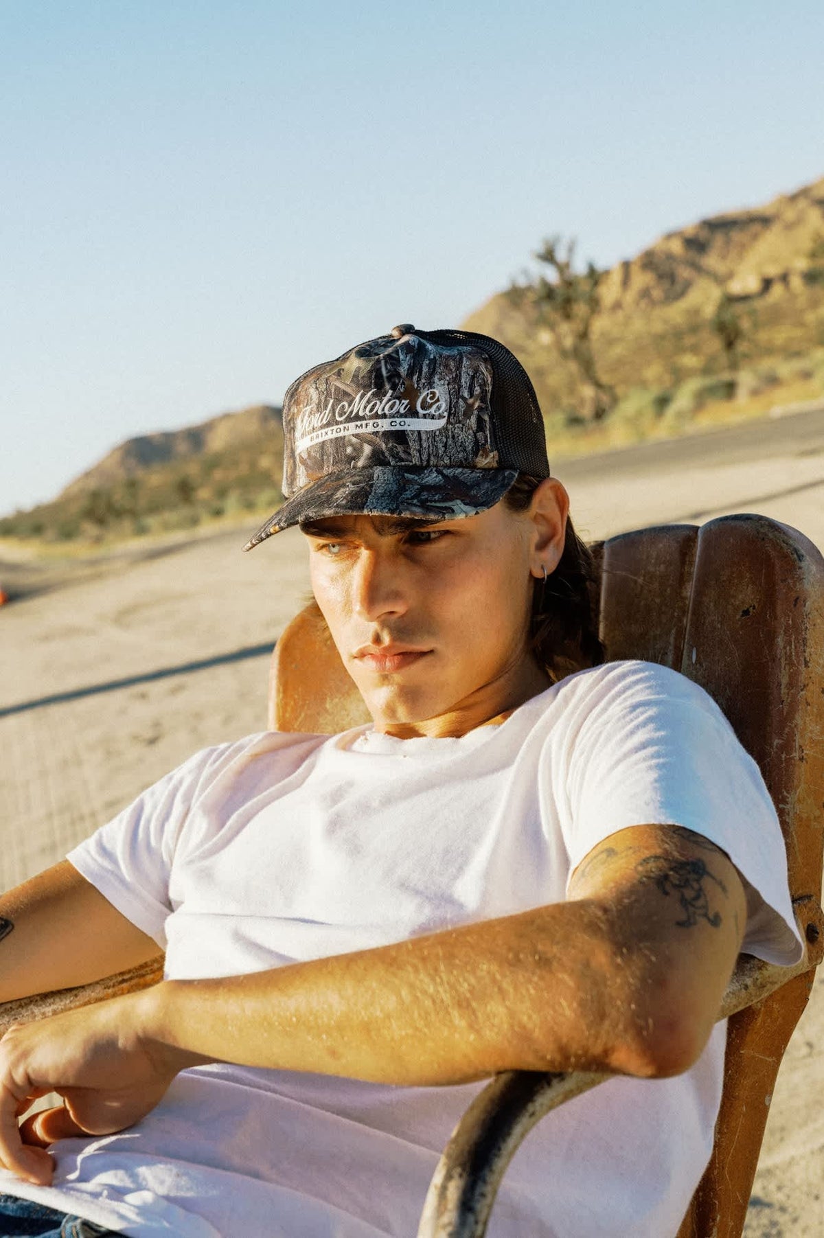 Ford x Brixton Trucker Hat - Boxwood Green