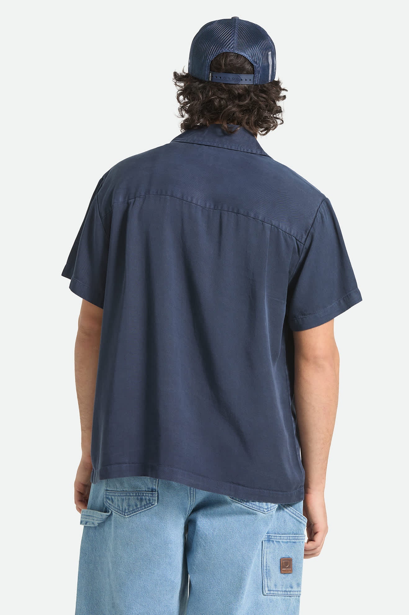 Brixton Cooling Comfort S/S Woven Shirt - Midnight Navy