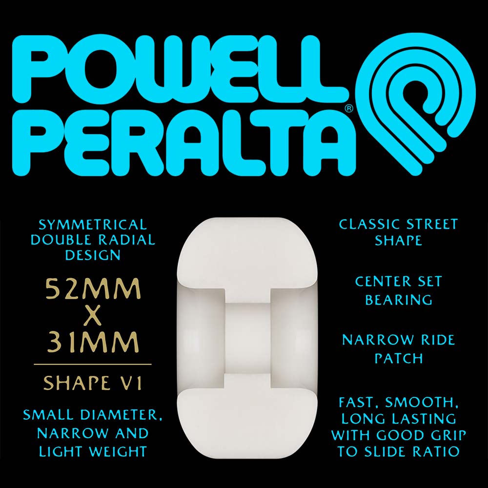 Powell Peralta - Dragon Formula Wheels Doelling V1 97A Blue (52mm x 31mm)
