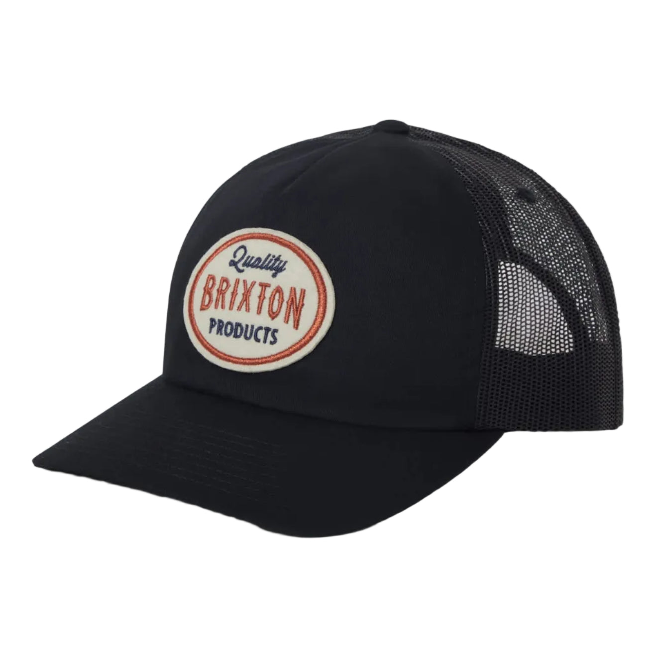 Brixton Henry MP Trucker Hat - Black/Black