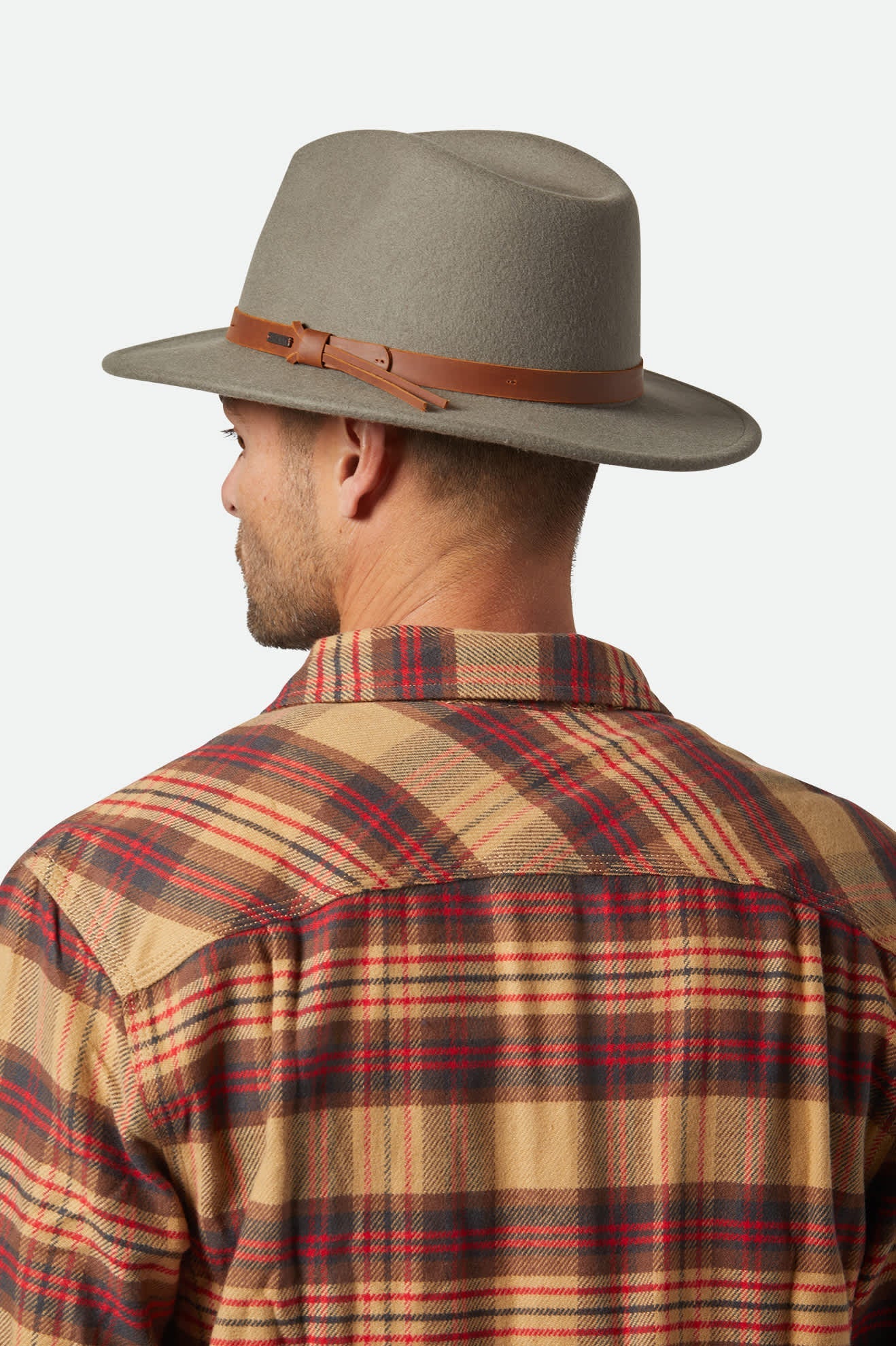 Brixton Messer Traditional Fedora - Brindle