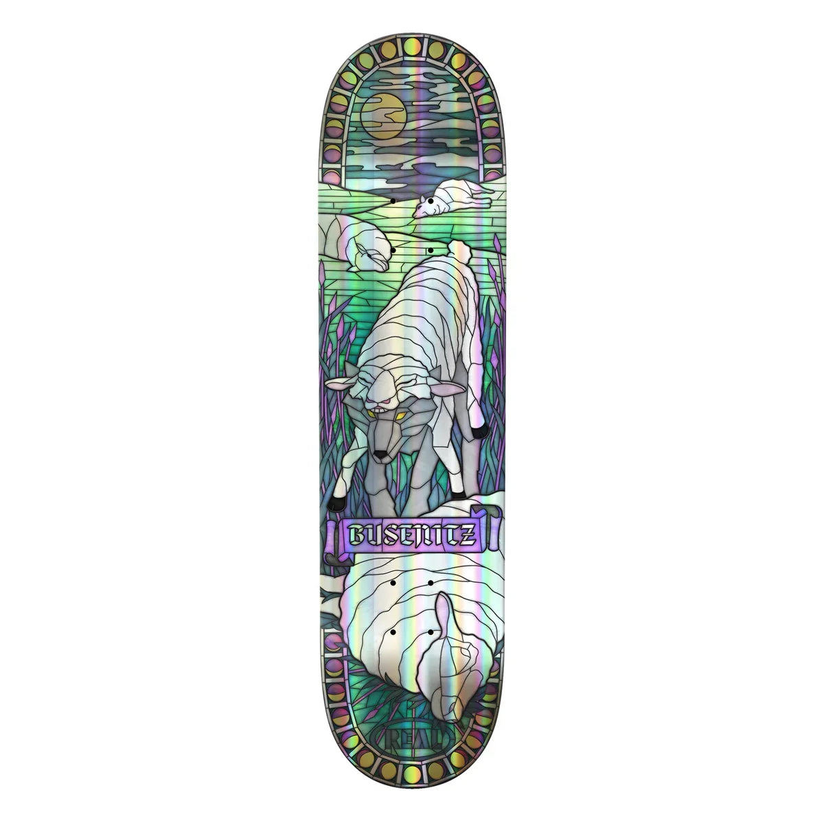 Real Dennis Holographic Cathedral Deck - 8.38"