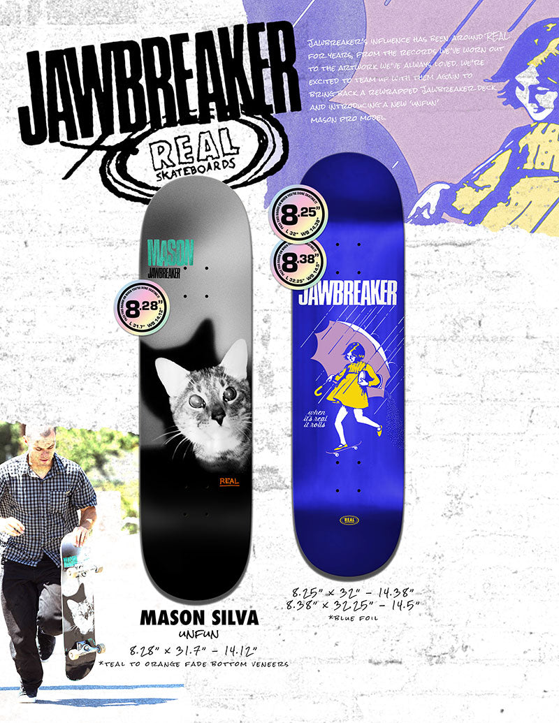 Real Mason - Jawbreaker Unfun Deck - 8.28"