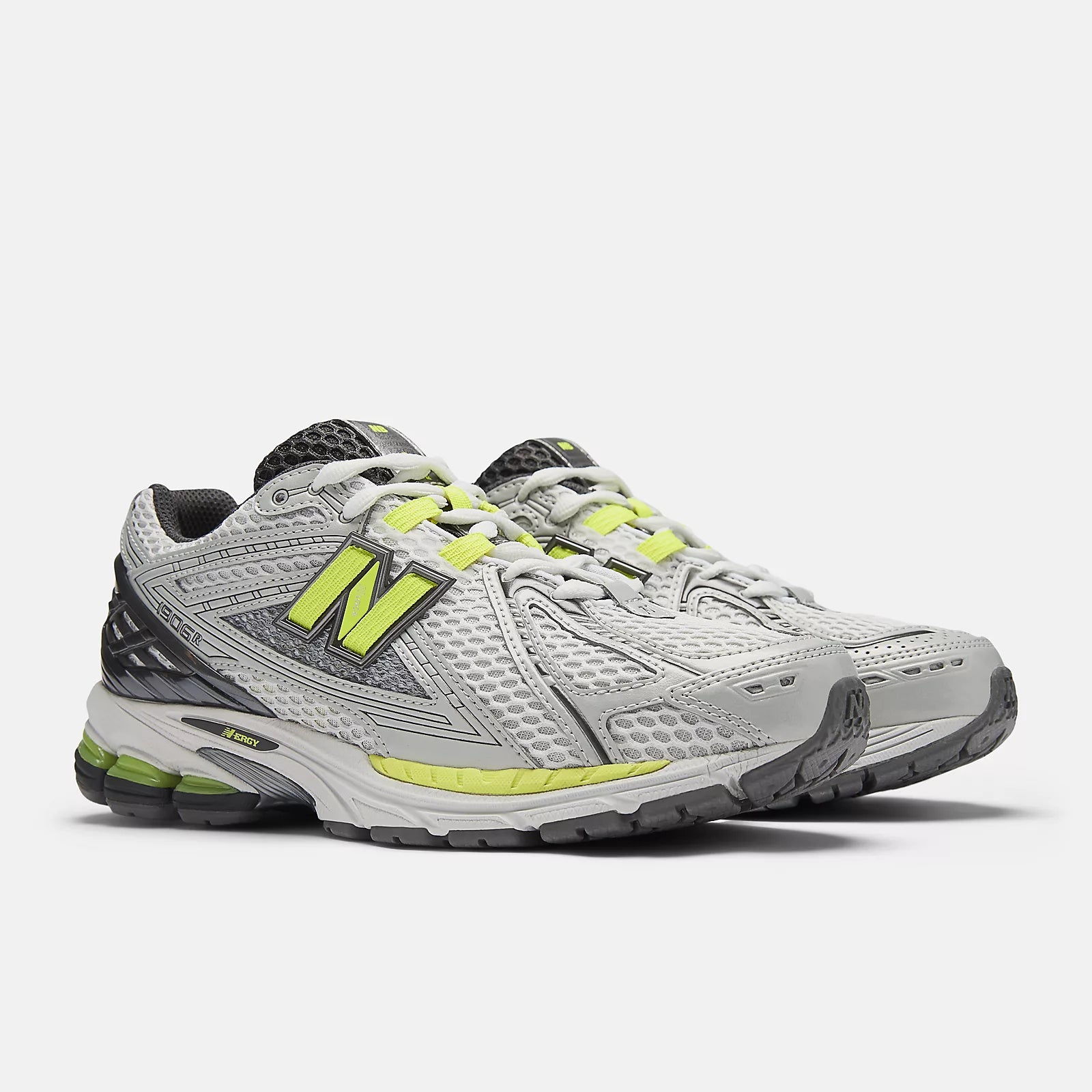 New Balance Lifestyle 1906R - Light Silver Metallic with Alkaline Green