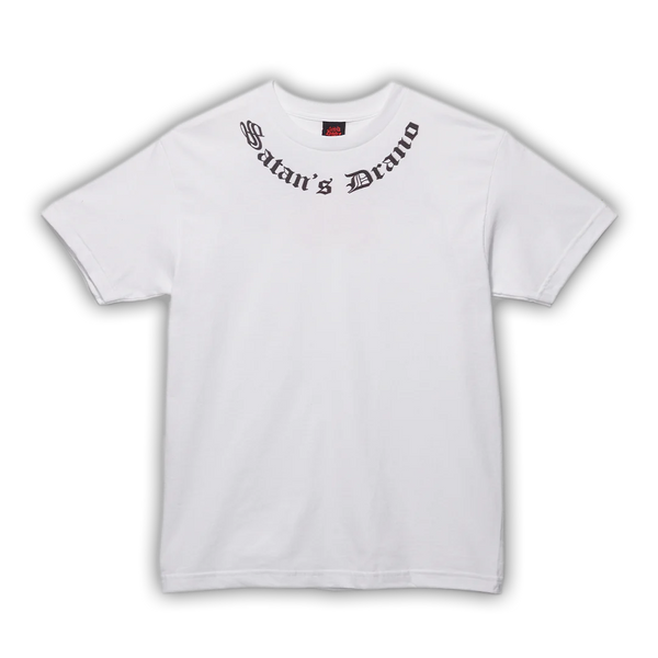 Satan's Drano Bone Wings T-Shirt - White