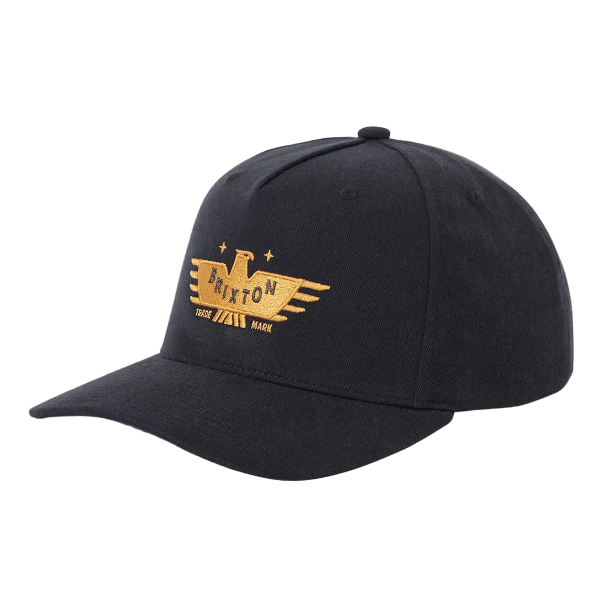 A black baseball cap featuring a gold embroidered logo on the front with the text 'Pittson Army Air Force' and an eagle graphic, set against a light gray background.