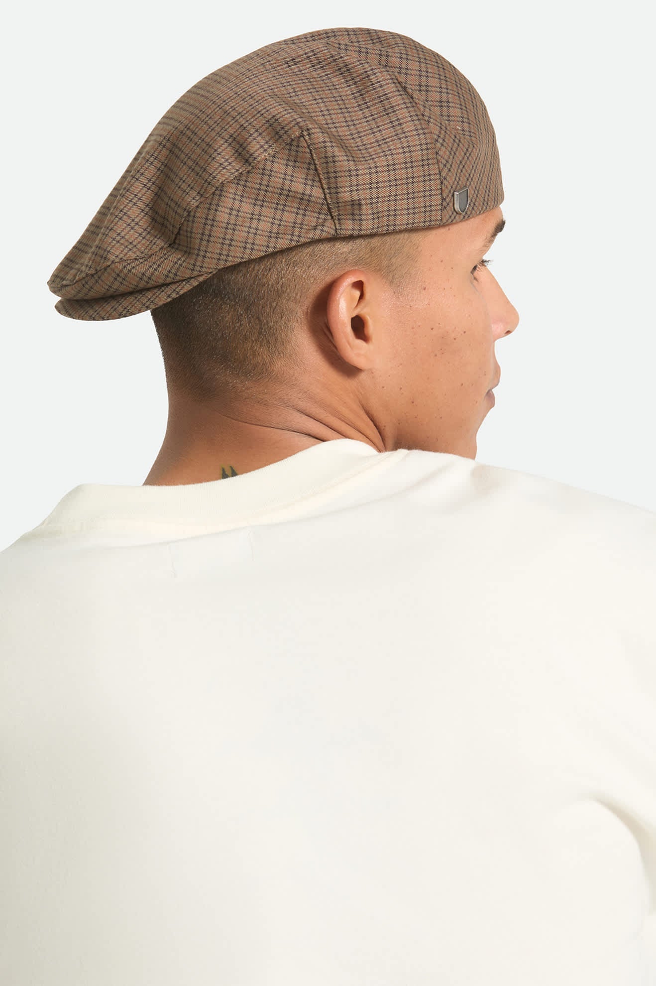 Brixton Hooligan LW Snap Cap - Grey/Brown/Gold