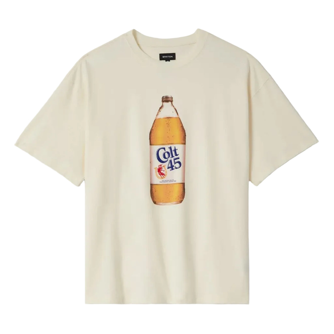 Brixton Colt 45 Forty Oz S/S Oversized Tee - Natural