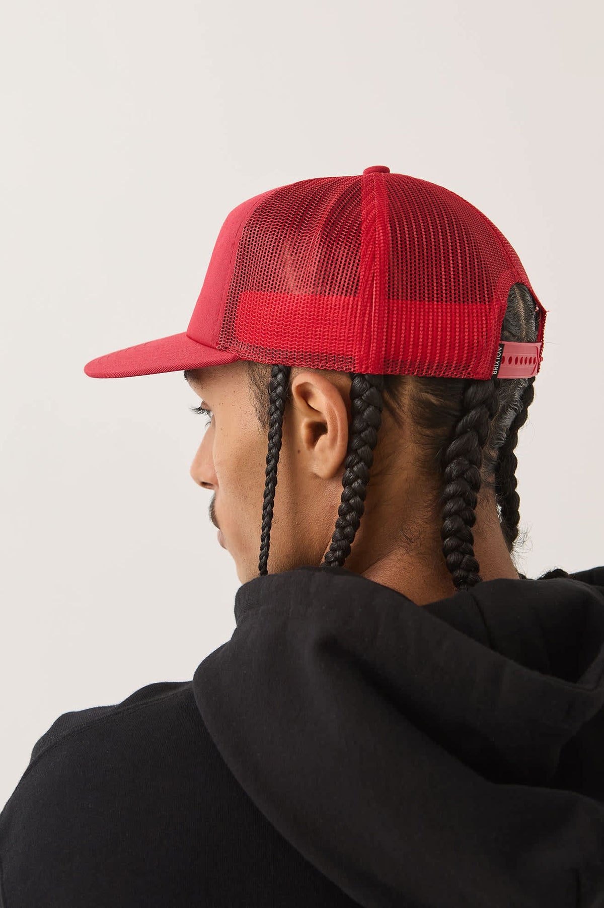 Brixton x Ford 4X4 Chrome Trucker Hat - Rangoon Red