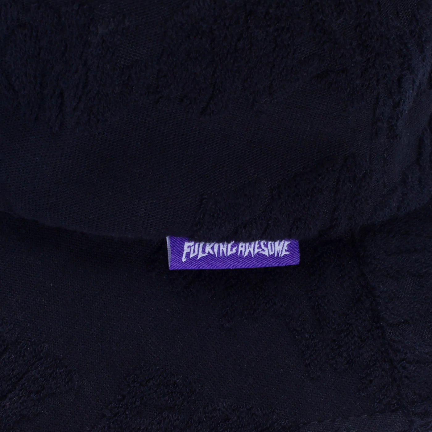 FUCKING AWESOME TERRY BUCKET HAT - BLACK